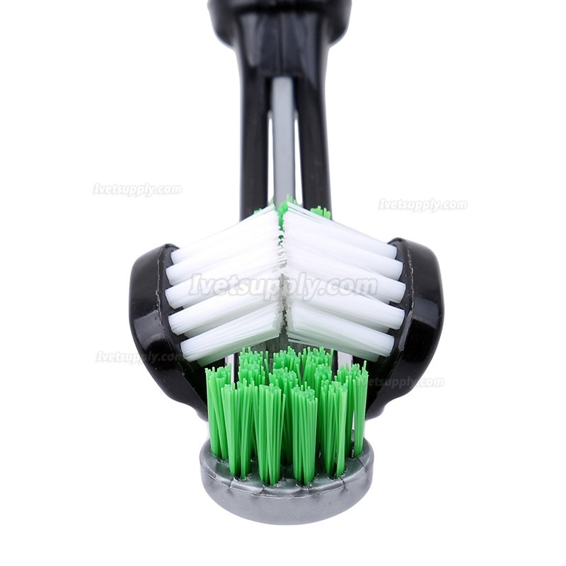 Three Sided Pet Toothbrush Dog Brush Addition Bad Breath Tartar Teeth Care Dog Cat Cleaning Mouth